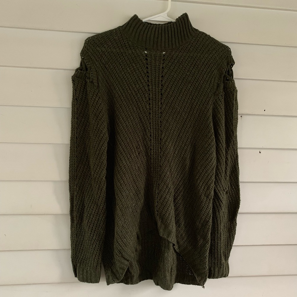 High low sweater